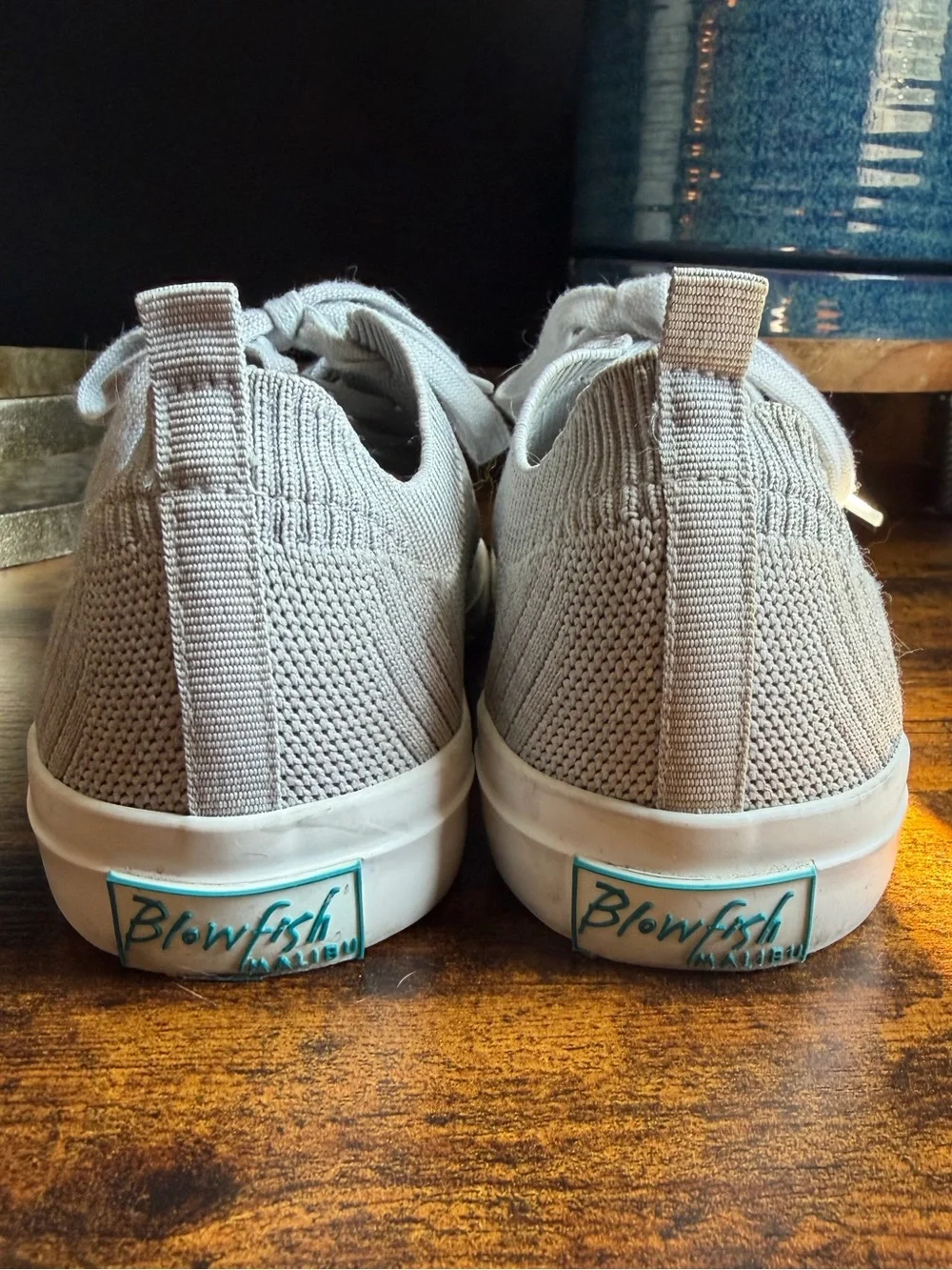 Women’s light gray sneakers from Blowfish brand
